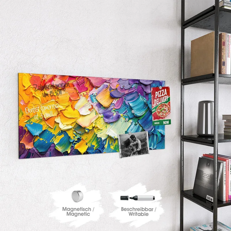 Magnettafel - Regenbogenfarben