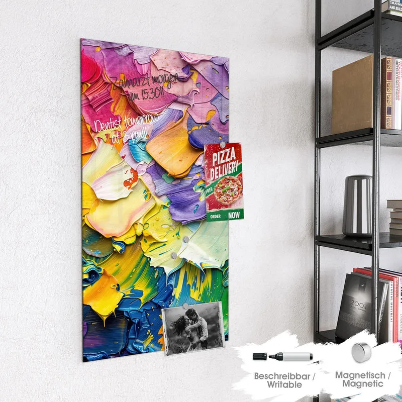 Magnettafel - Regenbogenfarben