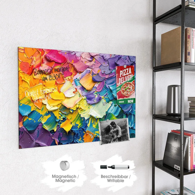 Magnettafel - Regenbogenfarben