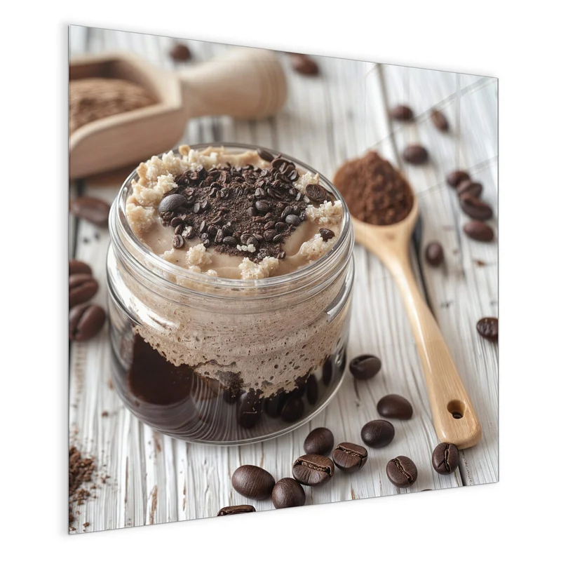 Magnettafel - Kaffeedessert im Glas