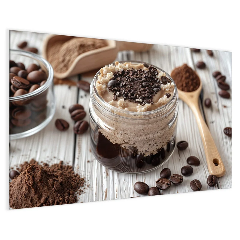 Magnettafel - Kaffeedessert im Glas