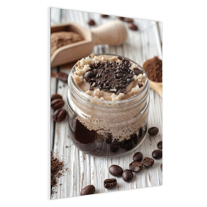 Magnettafel - Kaffeedessert im Glas