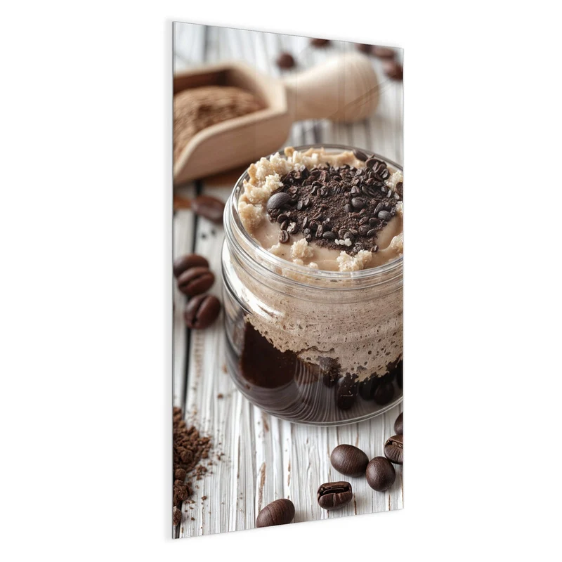 Magnettafel - Kaffeedessert im Glas