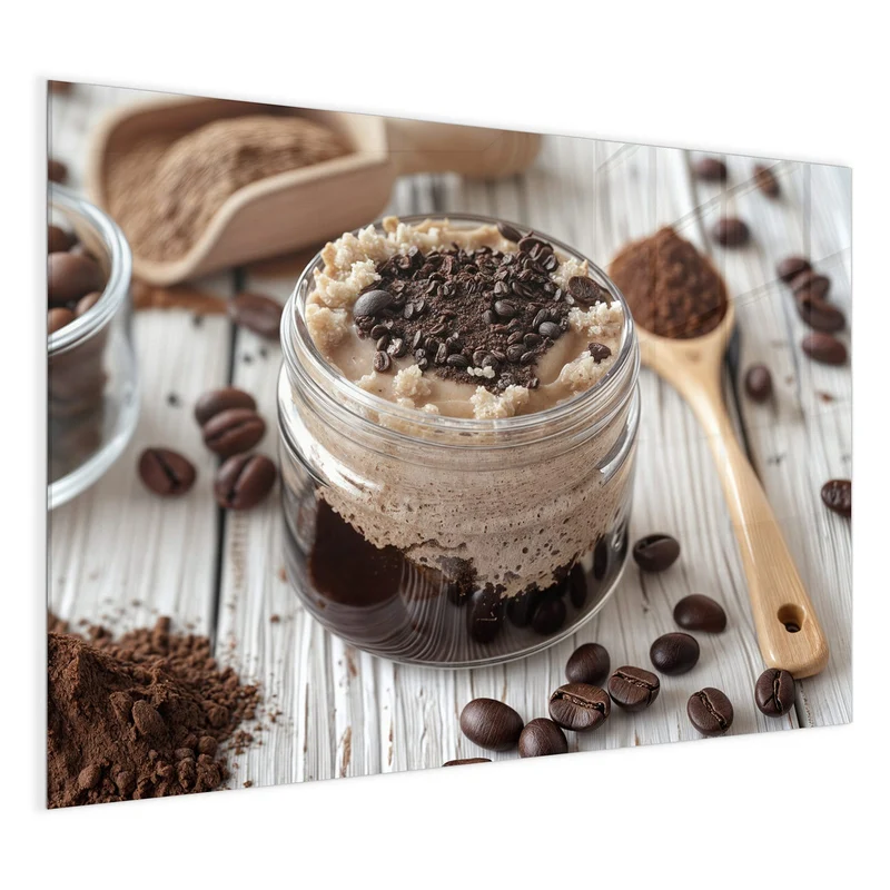 Magnettafel - Kaffeedessert im Glas