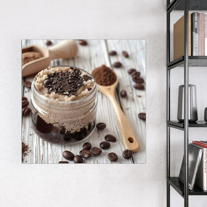 Magnettafel - Kaffeedessert im Glas
