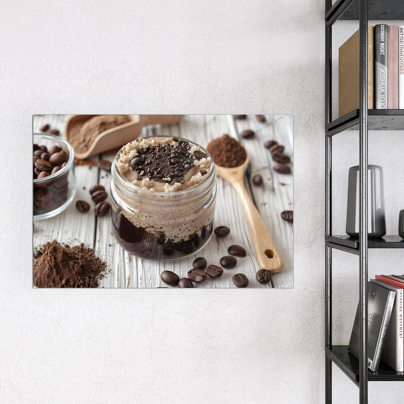 Magnettafel - Kaffeedessert im Glas