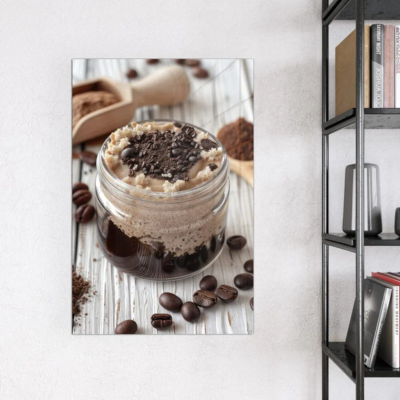 Magnettafel - Kaffeedessert im Glas