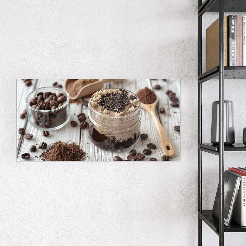 Magnettafel - Kaffeedessert im Glas