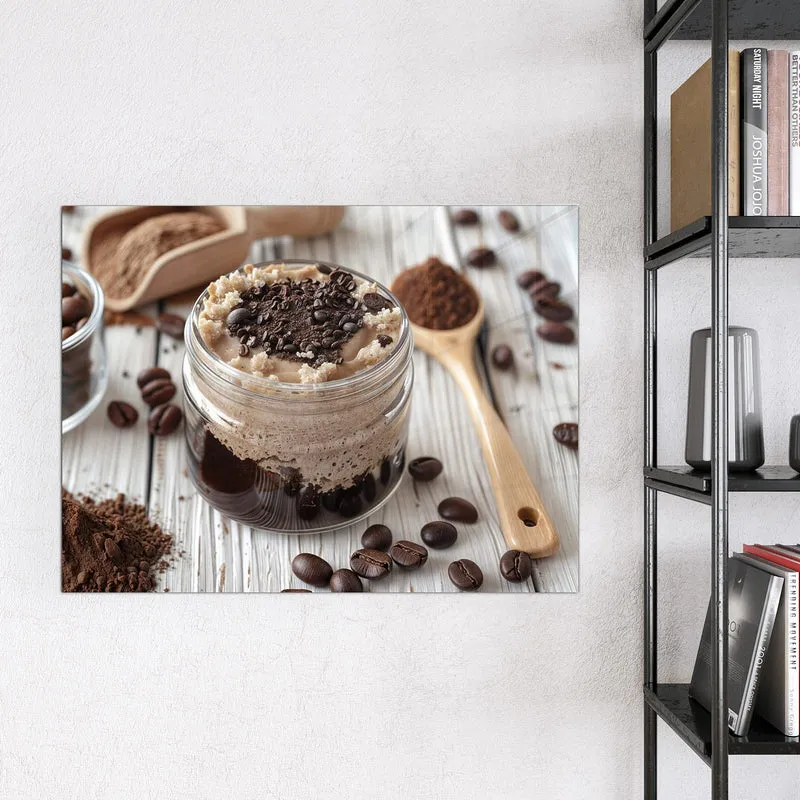 Magnettafel - Kaffeedessert im Glas