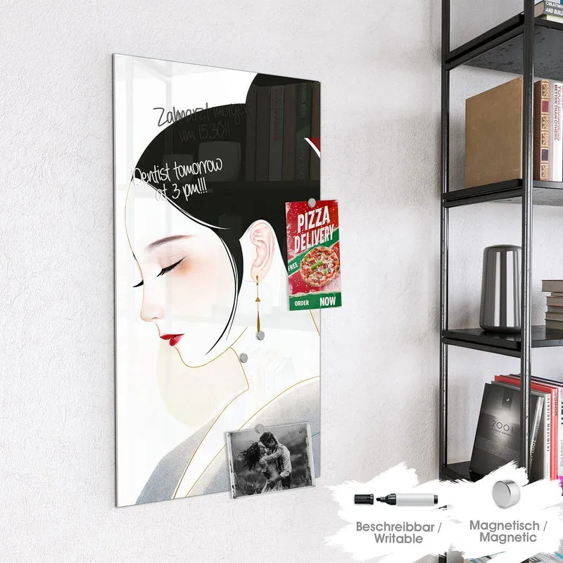 Magnettafel - Profil mit rotem Band
