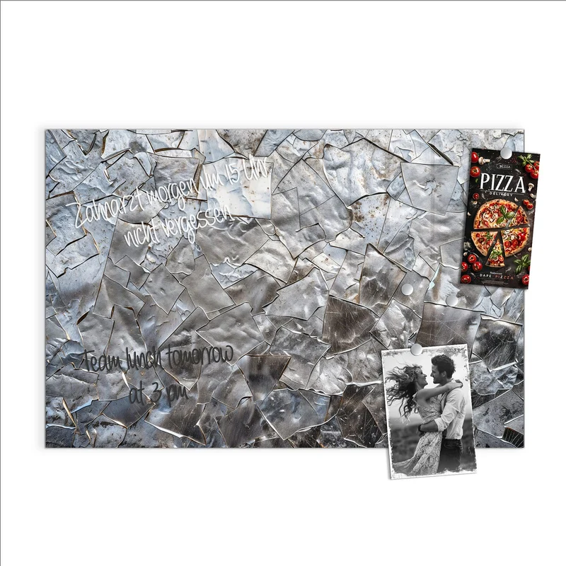 Magnettafel - Metallisches Mosaik
