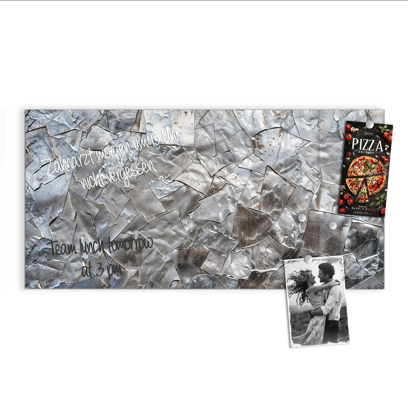 Magnettafel - Metallisches Mosaik