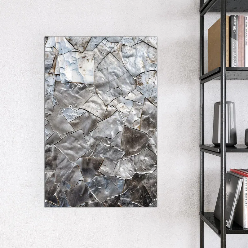 Magnettafel - Metallisches Mosaik
