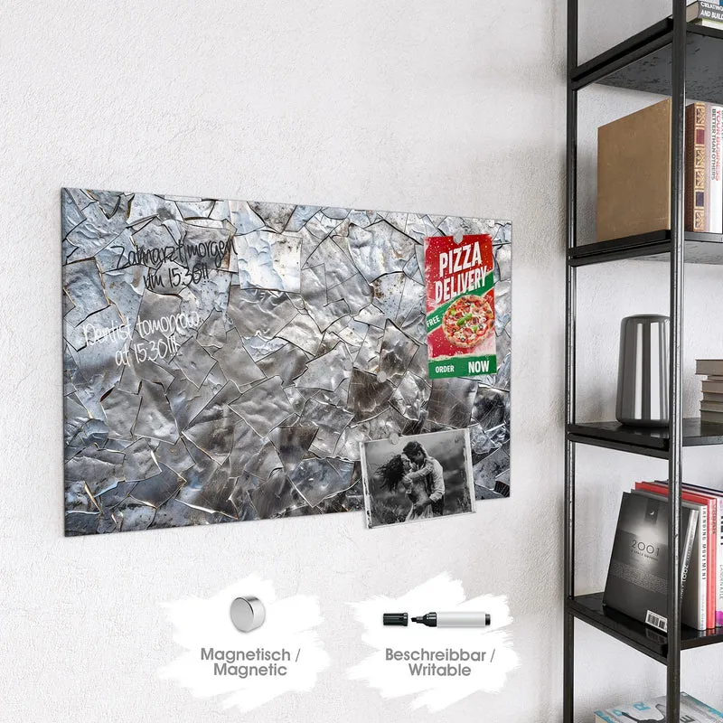 Magnettafel - Metallisches Mosaik