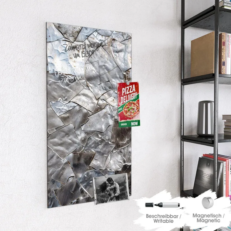 Magnettafel - Metallisches Mosaik