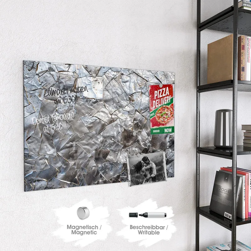Magnettafel - Metallisches Mosaik