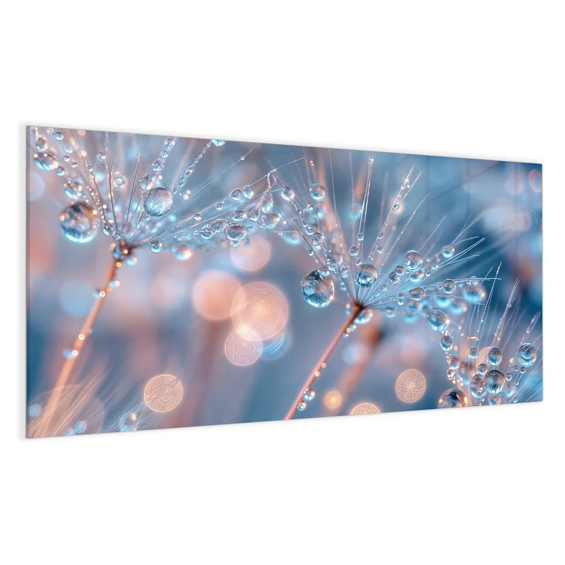Magnettafel - Tautropfen in Blau