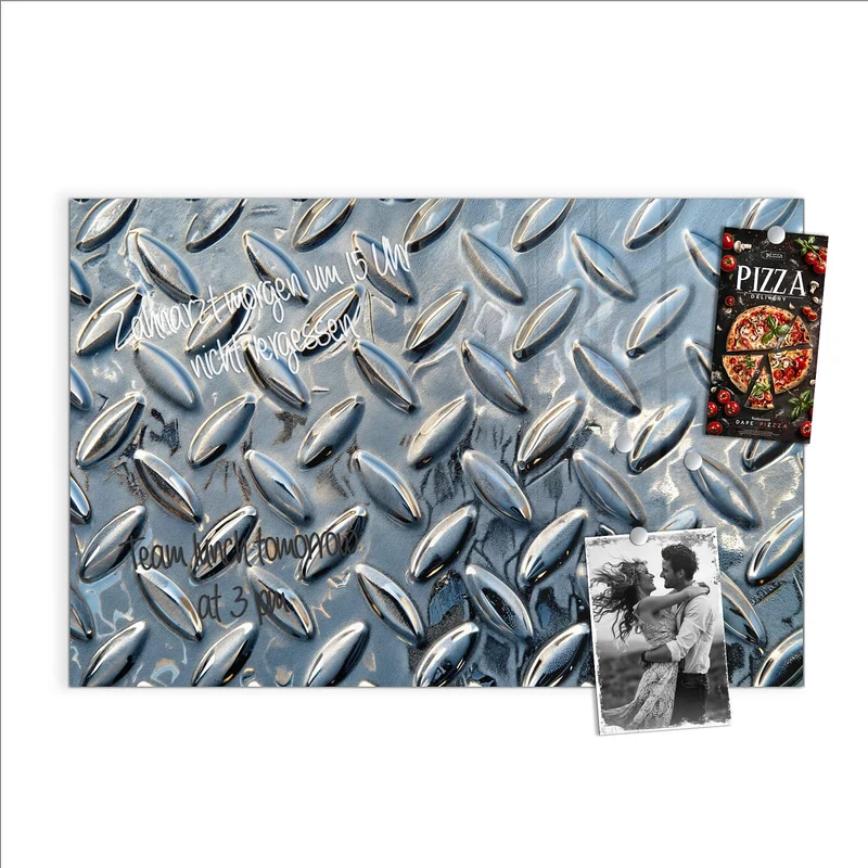 Magnettafel - Riffelblechmuster
