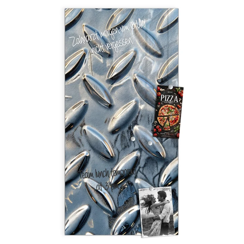 Magnettafel - Riffelblechmuster