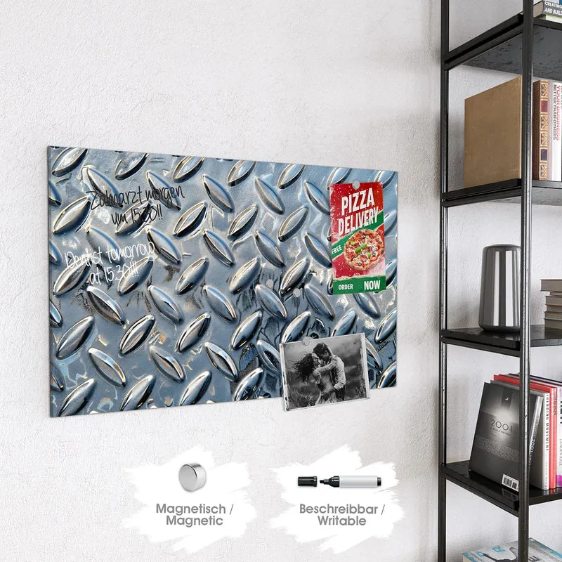 Magnettafel - Riffelblechmuster