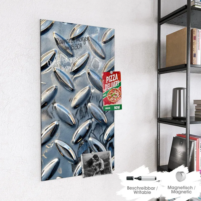 Magnettafel - Riffelblechmuster