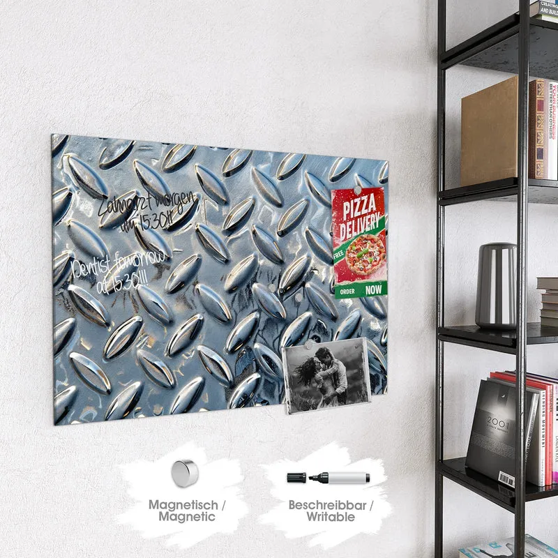 Magnettafel - Riffelblechmuster
