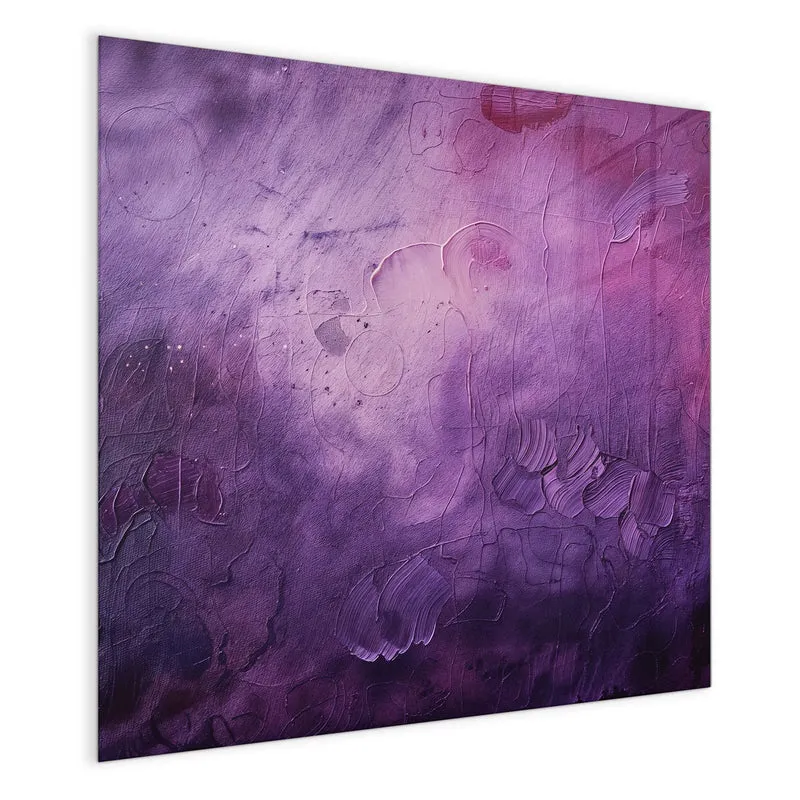 Magnettafel - Violetter Farbnebel