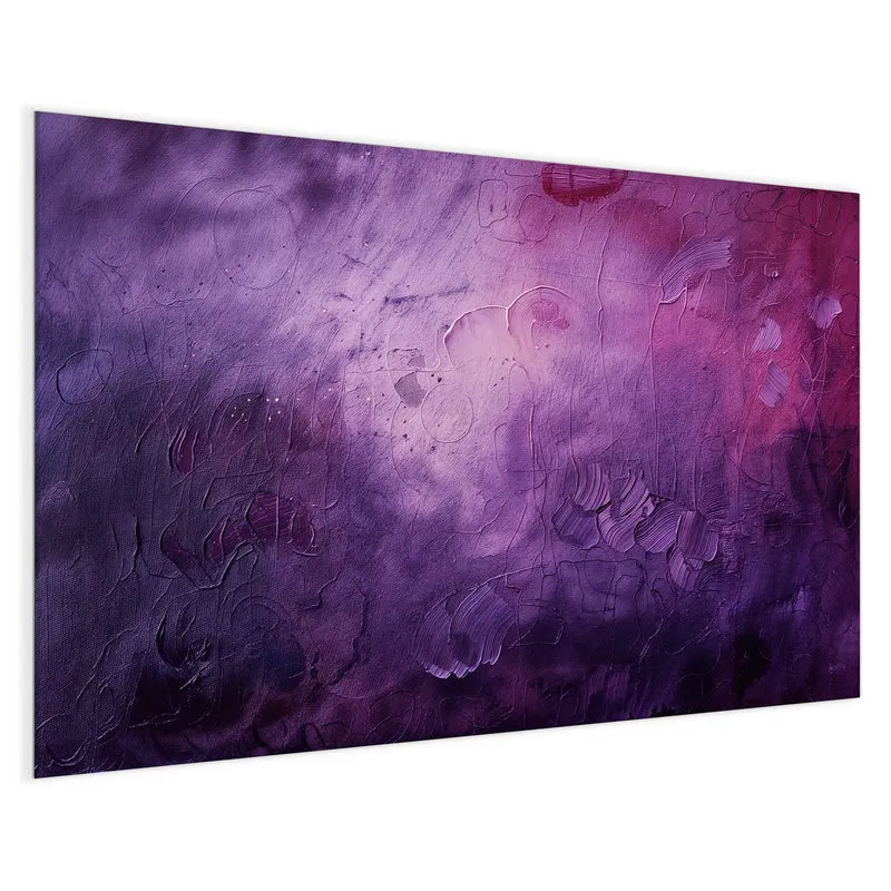 Magnettafel - Violetter Farbnebel