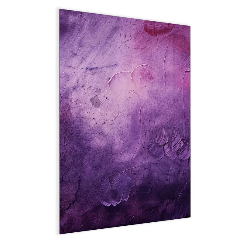 Magnettafel - Violetter Farbnebel