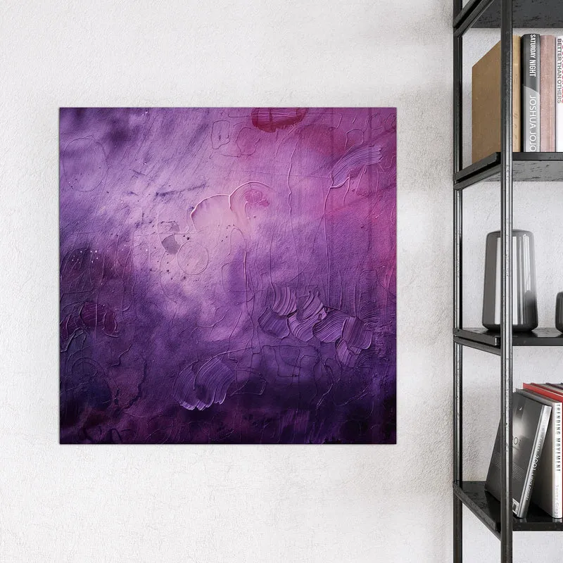 Magnettafel - Violetter Farbnebel