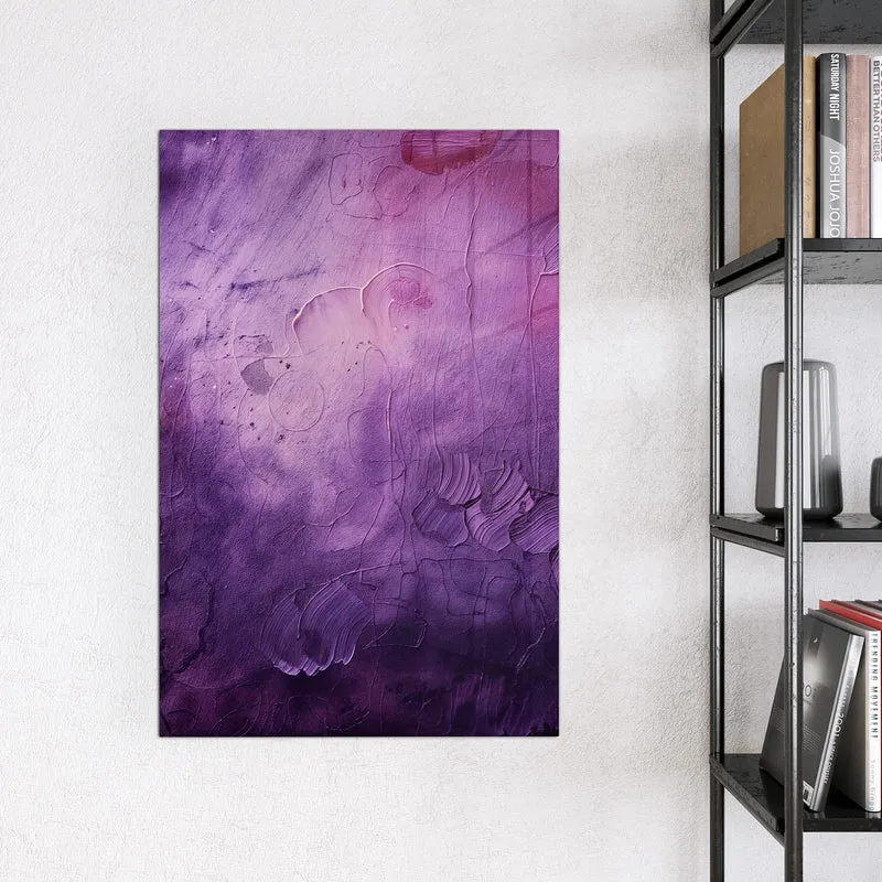 Magnettafel - Violetter Farbnebel