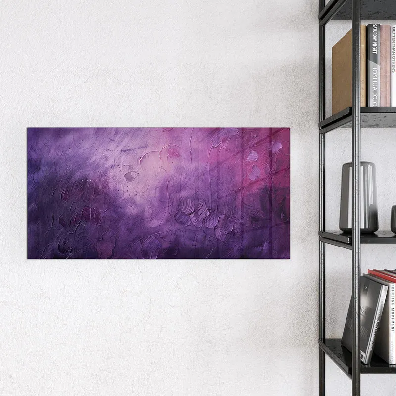 Magnettafel - Violetter Farbnebel