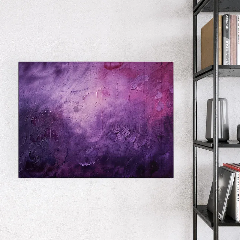 Magnettafel - Violetter Farbnebel