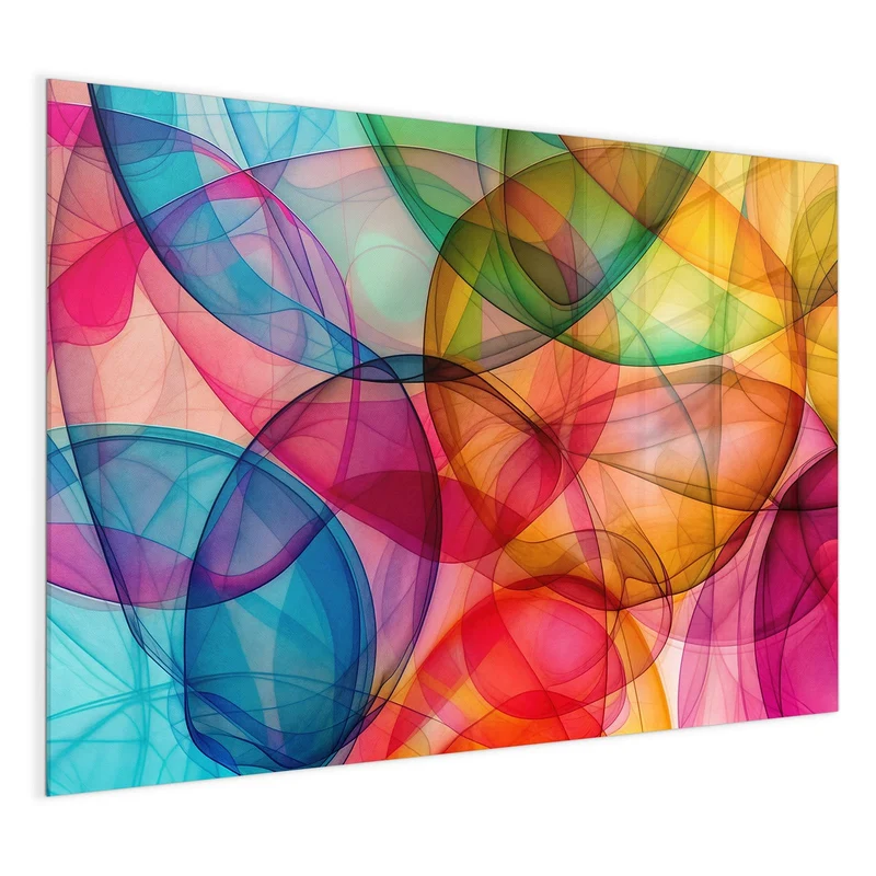 Magnettafel - Durchscheinende Formen