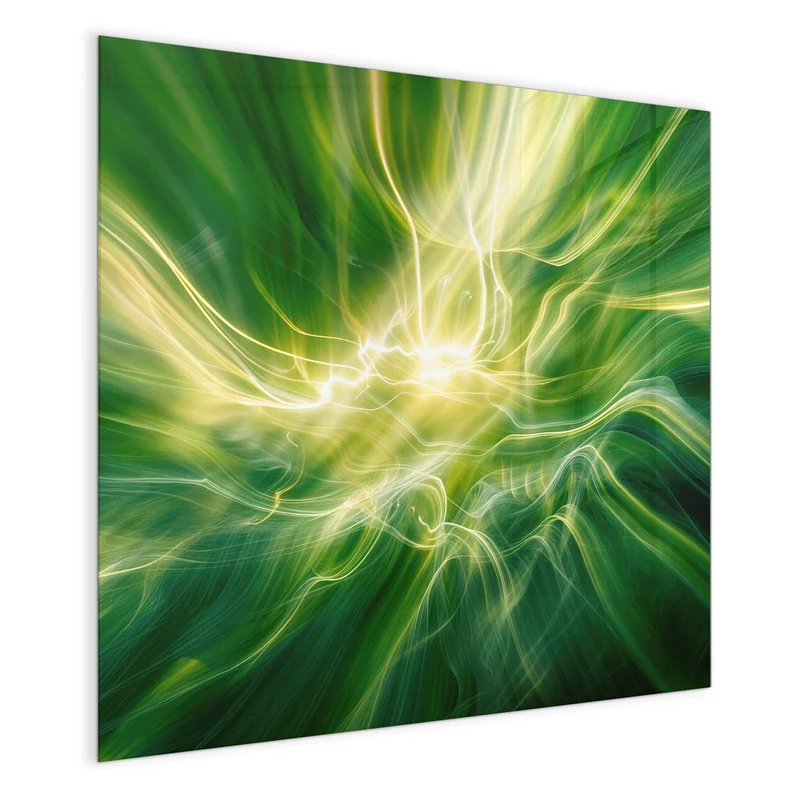 Magnettafel - Grüner Lichtwirbel
