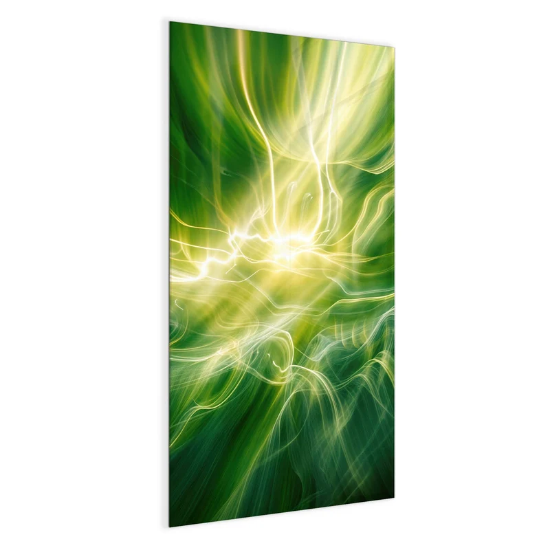 Magnettafel - Grüner Lichtwirbel