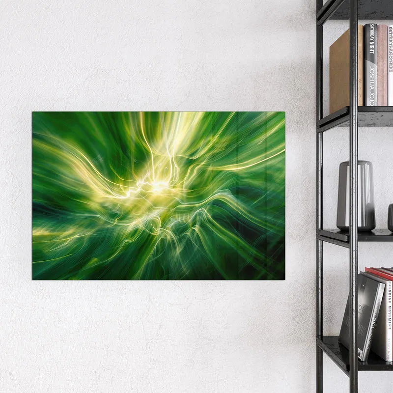 Magnettafel - Grüner Lichtwirbel