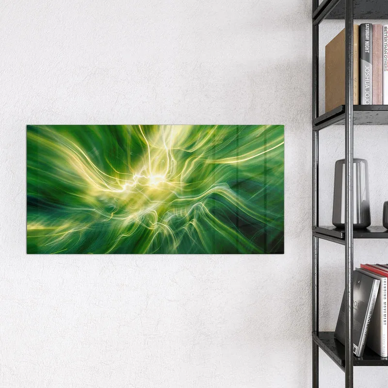 Magnettafel - Grüner Lichtwirbel