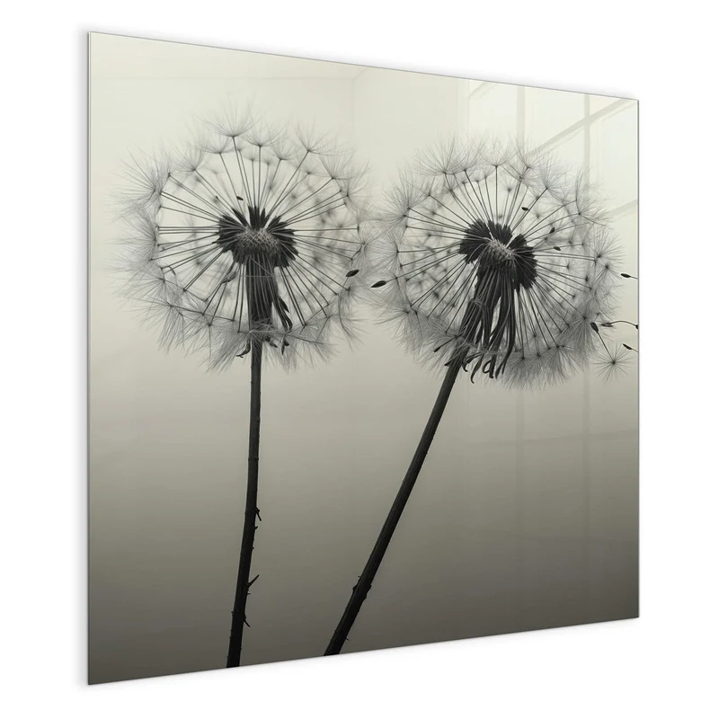 Magnettafel - Pusteblume in Sepia
