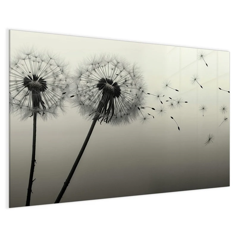 Magnettafel - Pusteblume in Sepia