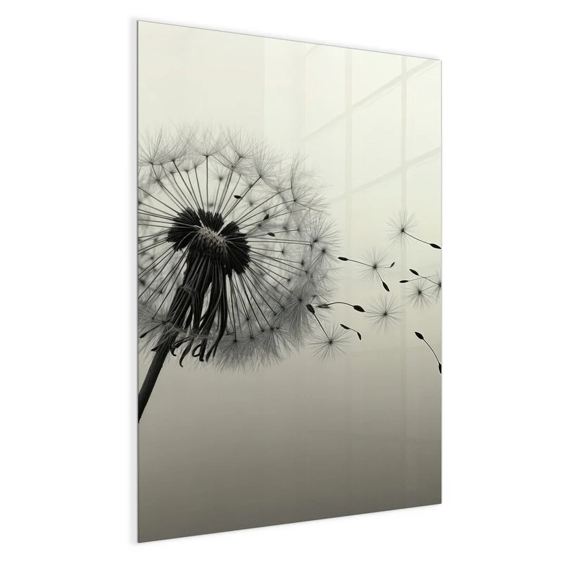 Magnettafel - Pusteblume in Sepia