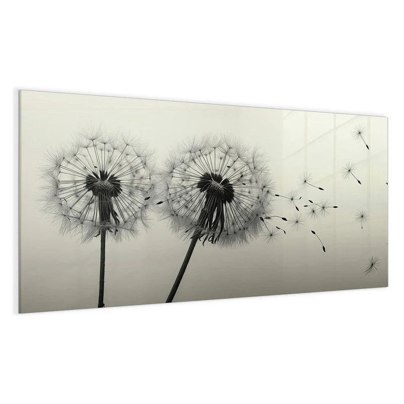 Magnettafel - Pusteblume in Sepia