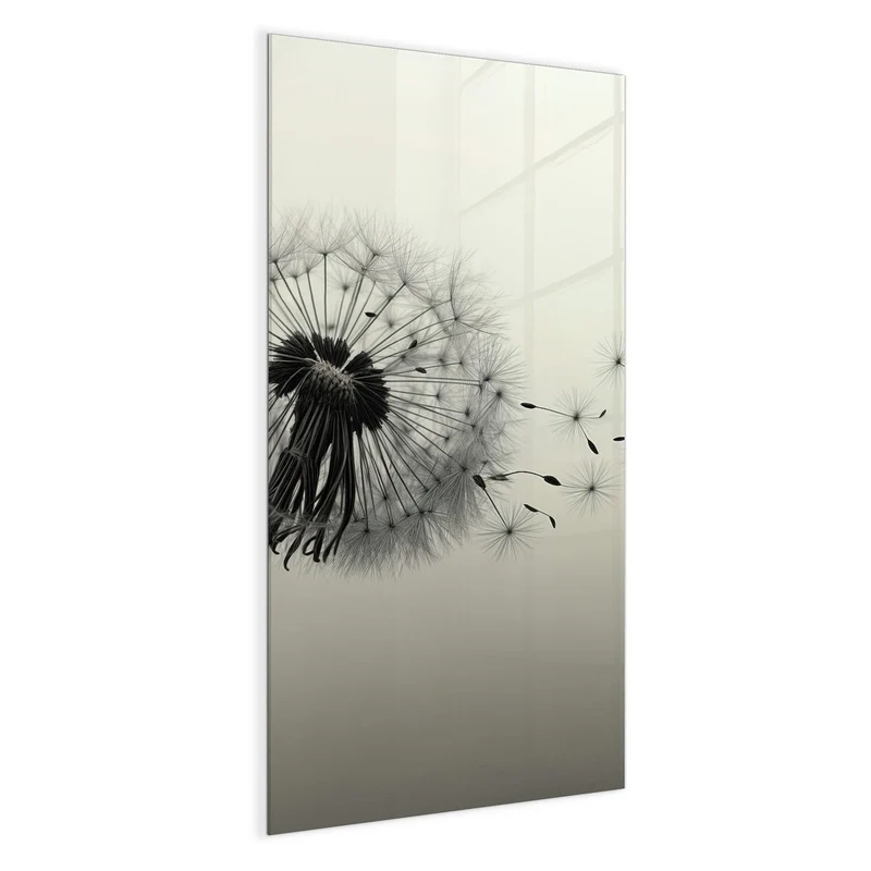 Magnettafel - Pusteblume in Sepia