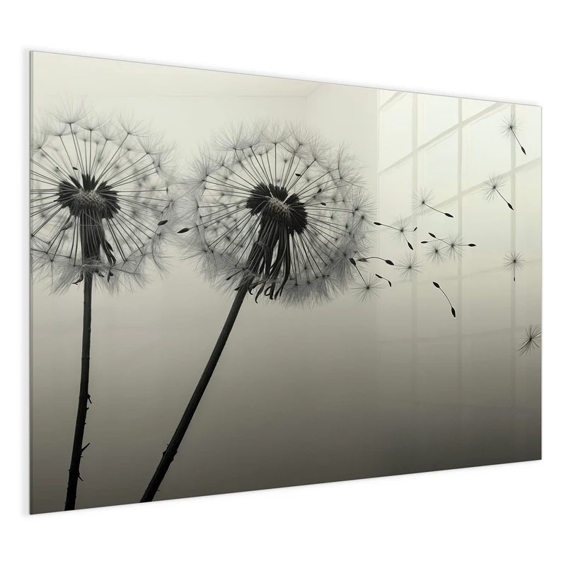 Magnettafel - Pusteblume in Sepia