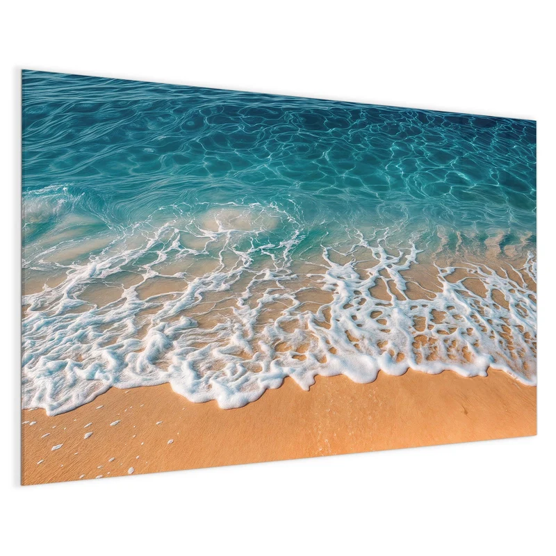 Magnettafel - Türkisblaue Schaumkronen