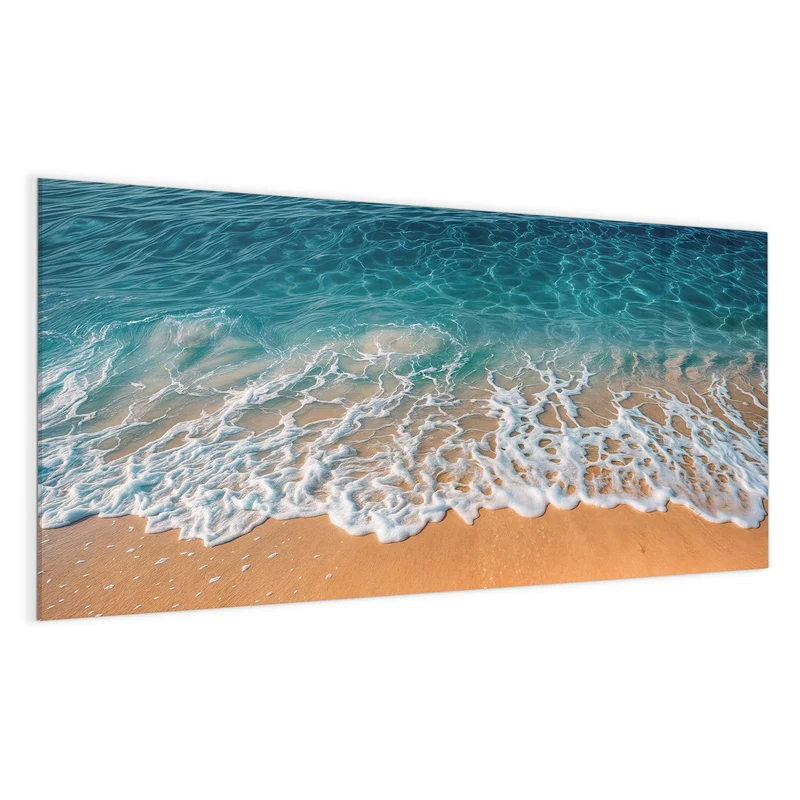 Magnettafel - Türkisblaue Schaumkronen