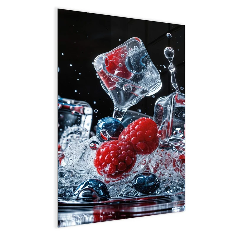 Magnettafel - Eisgekühlte Beeren