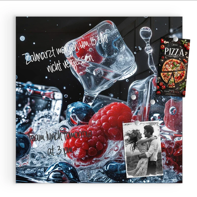 Magnettafel - Eisgekühlte Beeren