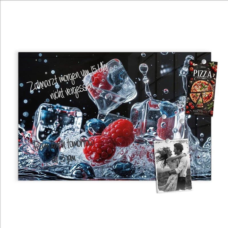 Magnettafel - Eisgekühlte Beeren