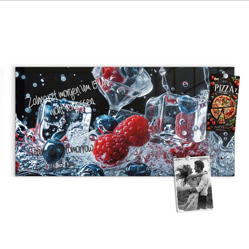 Magnettafel - Eisgekühlte Beeren
